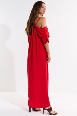 Vestido Flúido Ritmi Studio Vermelho