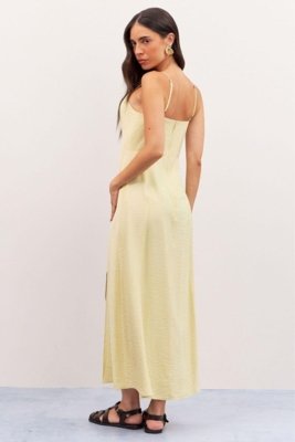 Vestido Midi C/ Alças Ritmi Studio Bege