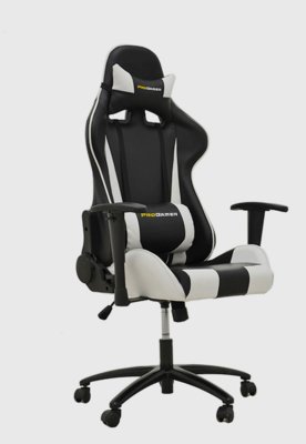 Menor preço em Cadeira Office Pro Gamer V2 Preta E Branco Rivatti