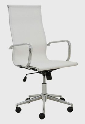 Cadeira Office Sevilha Alta Tela Branca Rivatti Móveis Menor preço em Cadeira Office Sevilha Alta Tela Branca Rivatti Móveis