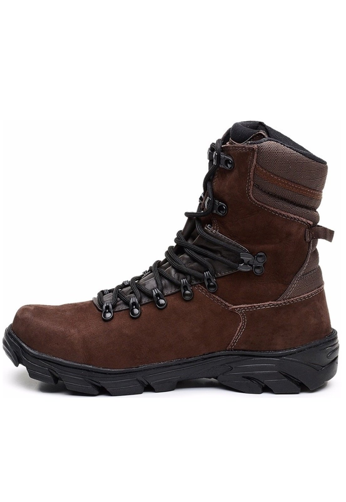 coturno militar marrom