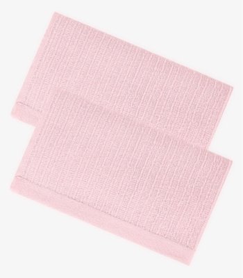Kit 2 Toalhas De Rosto De Algodão Rovitex Home Rosa