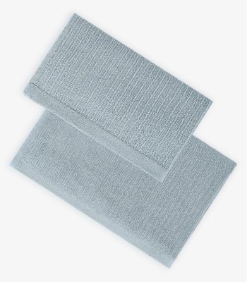 Kit Toalha De Rosto E Banho Algodão Rovitex Home Azul