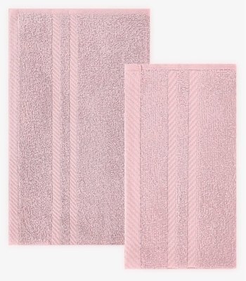 Kit Toalha De Rosto E Banho Algodão Rovitex Home Rosa