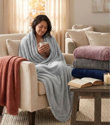 Manta De Microfibra Lisa Solteiro Rovitex Home Rosa