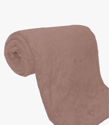 Manta De Microfibra Lisa Solteiro Rovitex Home Rosa