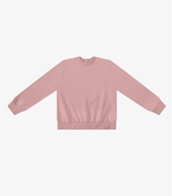 Blusão Feminino Básico Moletom Peluciado Rovitex Rosa