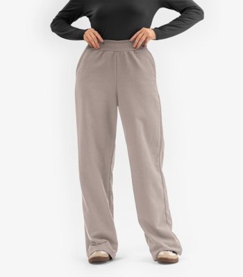 Calça Feminina em Moletom Rovitex Cinza