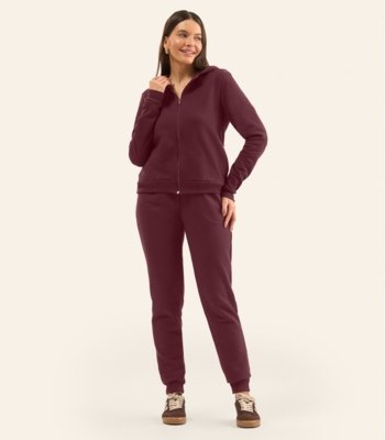 Calça Feminina em Moletom Rovitex Vermelho