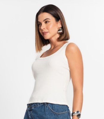 Regata Feminina Em Ribana Rovitex Bege