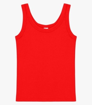 Regata em Ribana de Viscose Rovitex Laranja