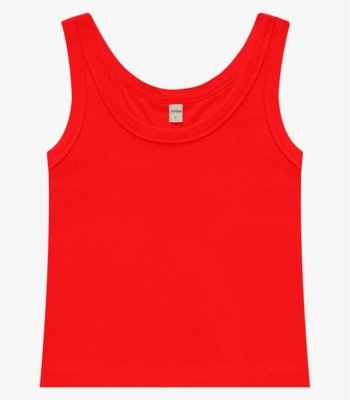 Regata em Ribana de Viscose Rovitex Laranja