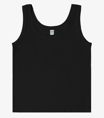 Regata em Ribana de Viscose Rovitex Preto