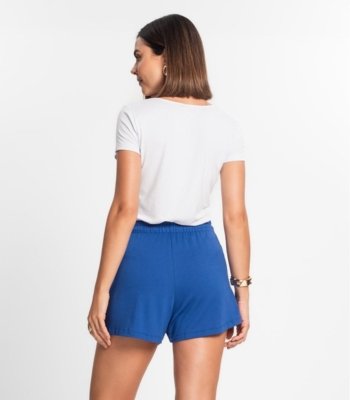 Shorts Feminino Rovitex Azul