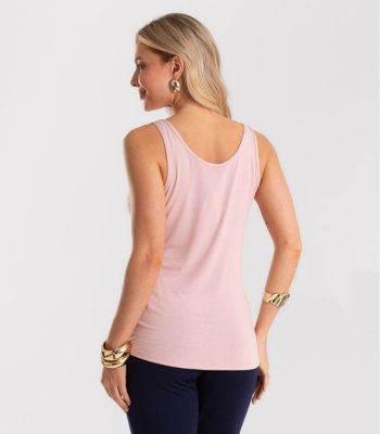 Blusa De Alca Básica Feminina Rovitex Rosa