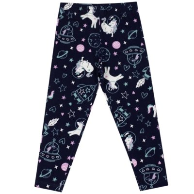 Calça Legging Infantil Estampada Galáxia