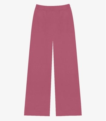 Calça Feminina Em Moletom Com Bolsos Rovitex Rosa