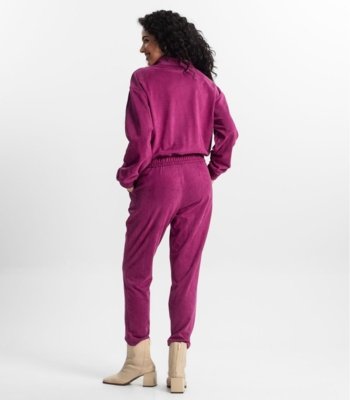 Calça Feminina Em Suede Rovitex Roxo