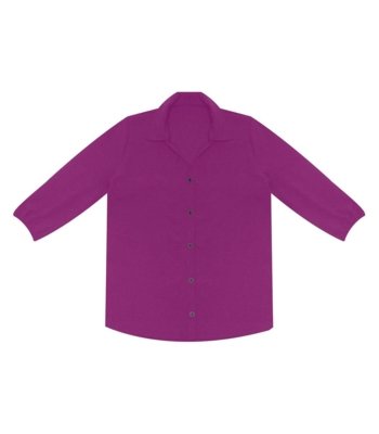 Camisa 3/4 Feminina Rovitex Roxo