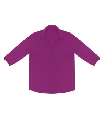 Camisa 3/4 Feminina Rovitex Roxo