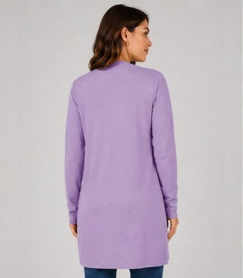 Cardigan Tricot Feminino Rovitex Roxo