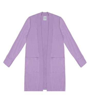 Cardigan Tricot Feminino Rovitex Roxo