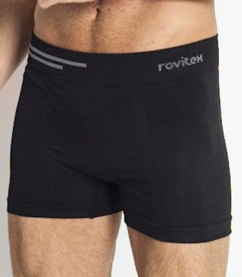Cueca Boxer Microfibra Rovitex Preto
