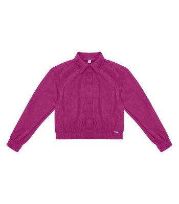 Jaqueta Suede Feminina Rovitex Roxo