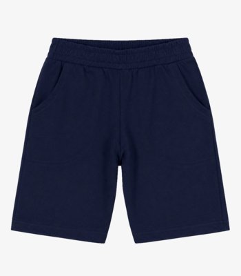 Bermuda Infantil Em Moletinho Basic Rovitex Kids Azul