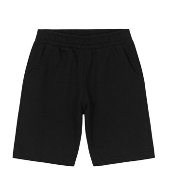 Bermuda Infantil Em Moletinho Basic Rovitex Kids Preto