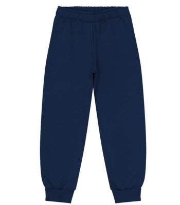 Calça Infantil Moletom Básica Rovitex Kids Azul