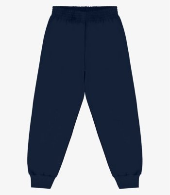 Calça Infantil Moletom Básica Rovitex Kids Azul