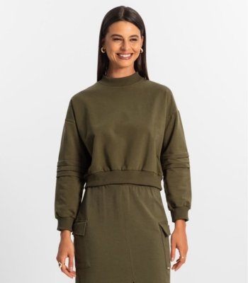 Moletom Feminino Rovitex Verde