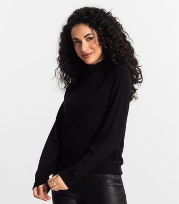 Moletom Raglan Feminino Rovitex Preto
