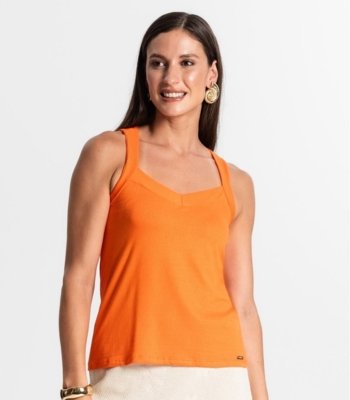 Regata Feminina Rovitex Laranja