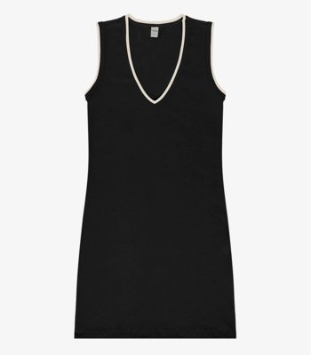 Vestido Curto em Ribana Rovitex Preto