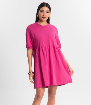 Vestido Feminino Curto Rovitex Rosa