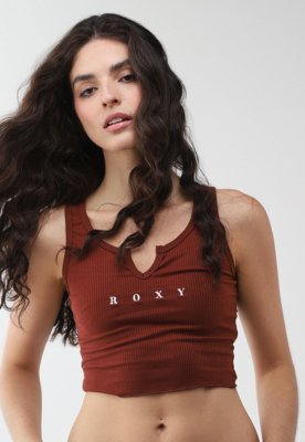 Blusa Feminina Roxy Notch Tank Vinho