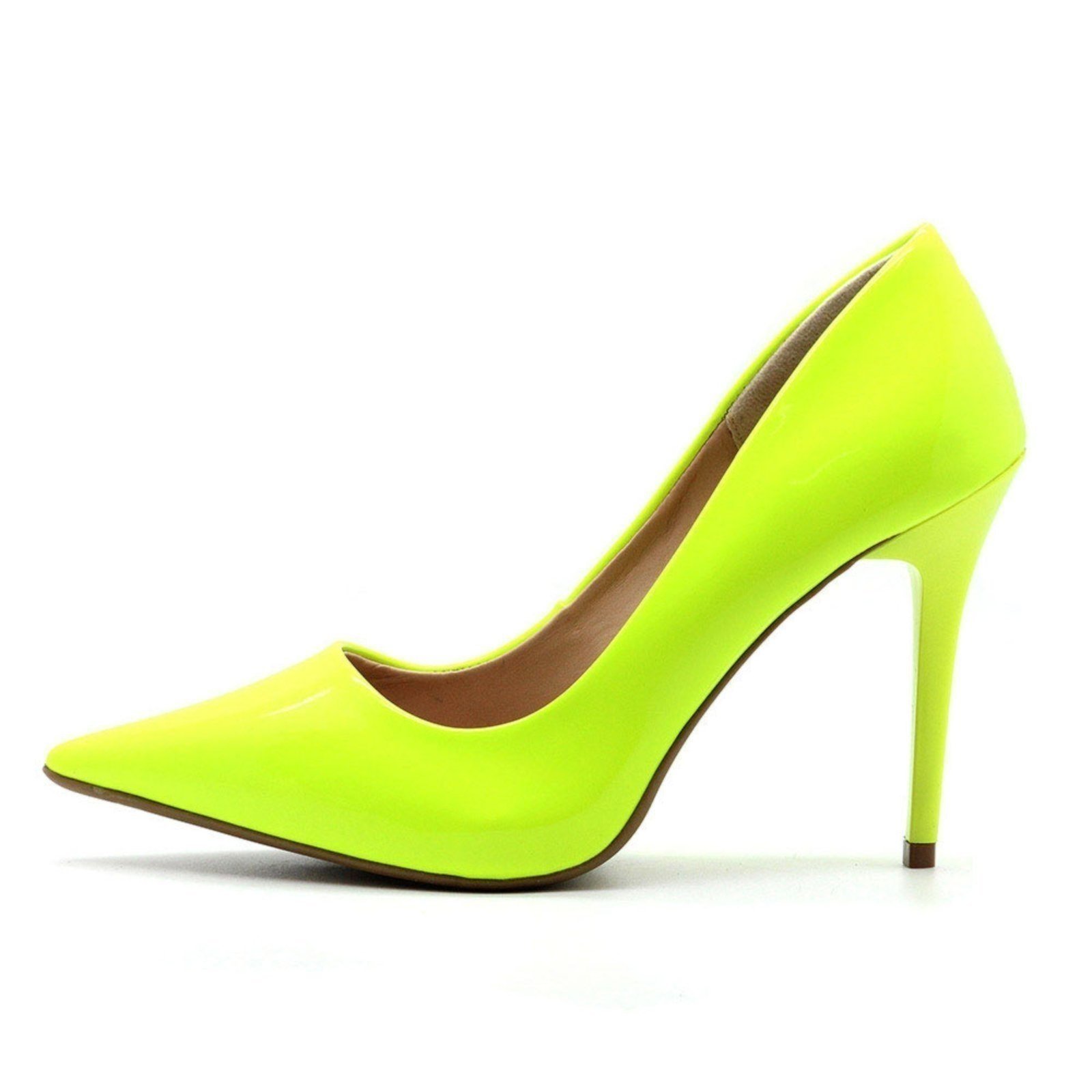 scarpin neon