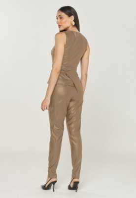 Calça Rudély Pu Bege