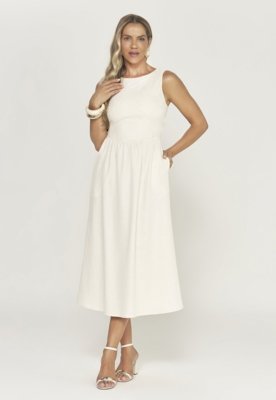 Vestido Busto Rendado