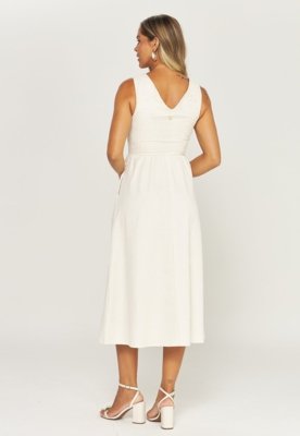 Vestido Busto Rendado