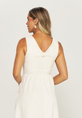 Vestido Busto Rendado