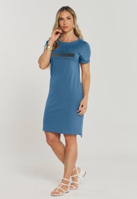 Vestido Rudély T-shirt Azul
