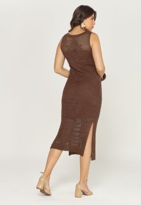 Vestido Trico Rendado