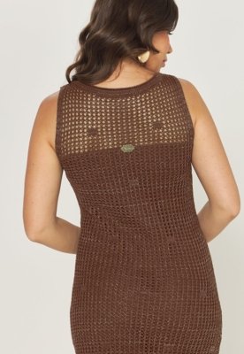 Vestido Trico Rendado