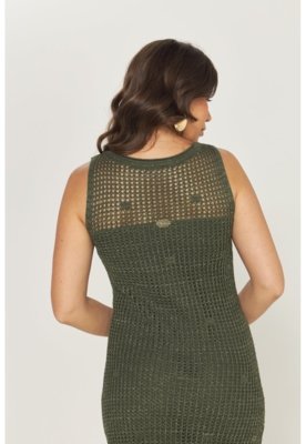 Vestido Trico Rendado