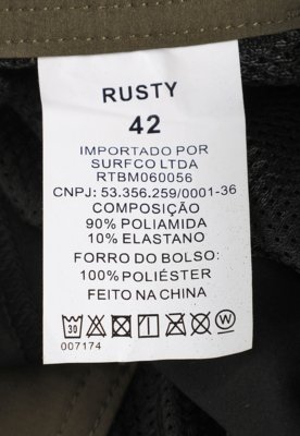 Bermuda Masculina Rusty Hibrida Imp Route Azul