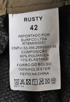 Bermuda Masculina Rusty Hibrida Root Verde