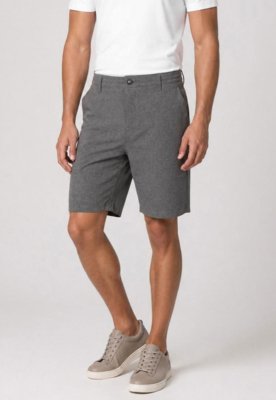 Bermuda Masculina Rusty Modelagem Reta Cinza